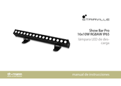 thomann Stairville Show Bar Pro 16x10W RGBAW IP65 Manual De Instrucciones
