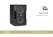 Thoman the box Pyrit 212 Sub Manual De Instrucciones