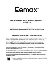 EemaX EM24008 Manual Del Propietario Con Instrucciones Para La Instalación