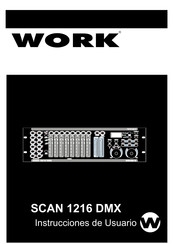 Work SCAN 1216 DMX Instrucciones De Usuario