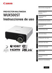 Canon WUX500ST Instrucciones De Uso