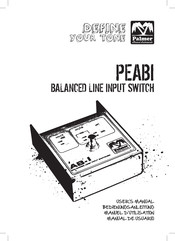 Palmer Peabi AB-I Manual De Usuario