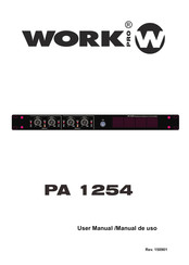 Work Pro PA 1254 Manual De Uso