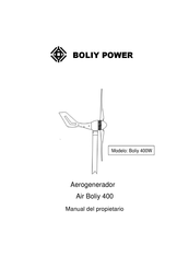 BOLIY POWER Boliy 400W Manual Del Propietário