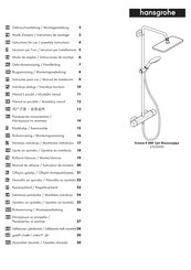 Hansgrohe Croma E 280 1jet Showerpipe 27630000 Instrucciones De Montaje