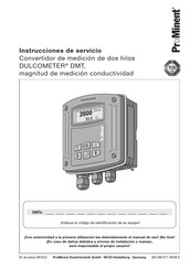 ProMinent DULCOMETER DMT Instrucciones De Servicio