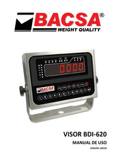 Bacsa VISOR BDI-620 Manual De Uso