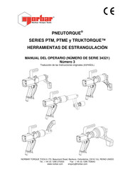 norbar PNEUTORQUE PTME-72-2000-B Manual Del Operario