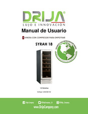 DRIJA SYRAH 18 Manual De Usuario