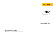 Fluke ProcessMeter 787 Manual De Uso