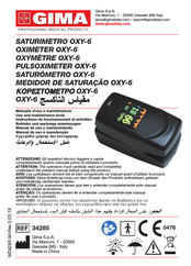 Gima OXY-6 Manual De Uso Y Mantenimiento