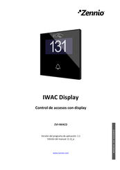 Zennio IWAC Display ZVI-IWACD Manual De Usuario