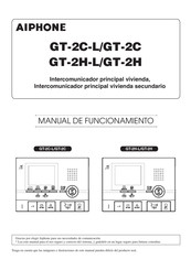 Aiphone GT-2H-L Manual De Funcionamiento