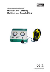 MSA Multitest plus Console 230 V Instrucciones De Funcionamiento