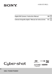 Sony Cyber-shot DSC-TX300V Manual De Instrucciones