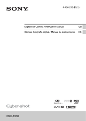 Sony Cyber-shot DSC-TX30 Manual De Instrucciones