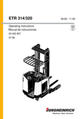 Jungheinrich ETR 314 Manual De Instrucciones