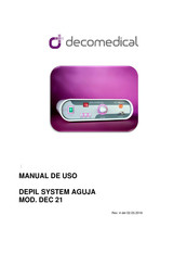 decomedical DEC 21 Manual De Uso