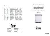 Teka DW6 55 FI Manual De Uso Y Mantenimiento
