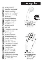 Hansgrohe Crometta 85 Green 28561000 Instrucciones De Montaje