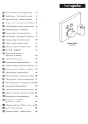 Hansgrohe Shower Select 15765000 Instrucciones De Montaje