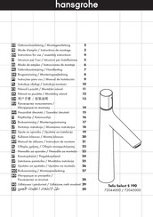 Hansgrohe Talis Select S 190 72044000 Instrucciones De Montaje