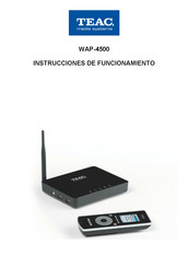 Teac WAP-4500 Instrucciones De Funcionamiento