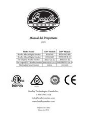 Bradley Smoker BS916CE Manual Del Propietário