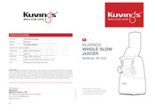 Kuvings NS-621 Manual De Uso