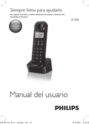 Philips D1500 Manual Del Usuario