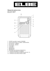 ELBE RF-93 Manual De Instrucciones