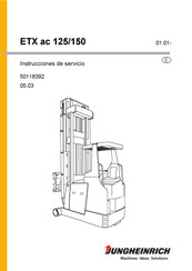 Jungheinrich ETX ac 150 Instrucciones De Servicio