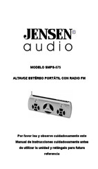 Jensen Audio SMPS-575 Manual De Instrucciones