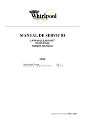 Whirlpool WLD20B Manual De Servicio