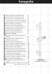 Hansgrohe Unica Reno 28663000 Instrucciones De Montaje