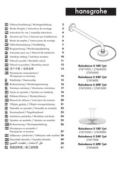 Hansgrohe Raindance S 180 1jet
27472000 Instrucciones De Montaje