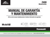 Auteco Z400 Manual De Garantía Y Mantenimiento