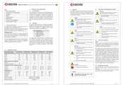 Kyocera KD205GH-2PU Instrucciones De Montaje