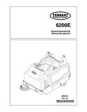 Tennant 6200E Manual Del Operario