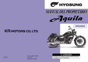 KR Motors HYOSUNG Aquila Manual Del Propietário