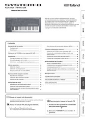 Roland SYSTEM-8 Manual Del Usuario