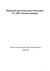 YEDRO YC-M02 Manual De Operaciones