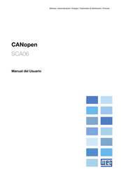 WEG CANopen SCA06 Manual Del Usuario