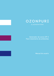 OZONPURE OP-5 Manual De Usuario