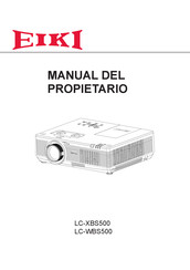 Eiki LC-WBS500 Manual Del Propietário