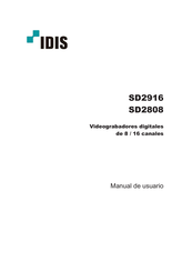 Idis SD2916 Manual De Usuario