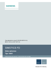 Siemens SIMOTICS FD 1MM1 Instrucciones De Servicio