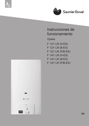 Saunier Duval F 14/1 LR H-ES Instrucciones De Funcionamiento