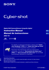 Sony Cyber-shot DSC-T2 Manual De Instrucciones