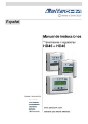 DeltaOHM HD45 BDA Manual De Instrucciones